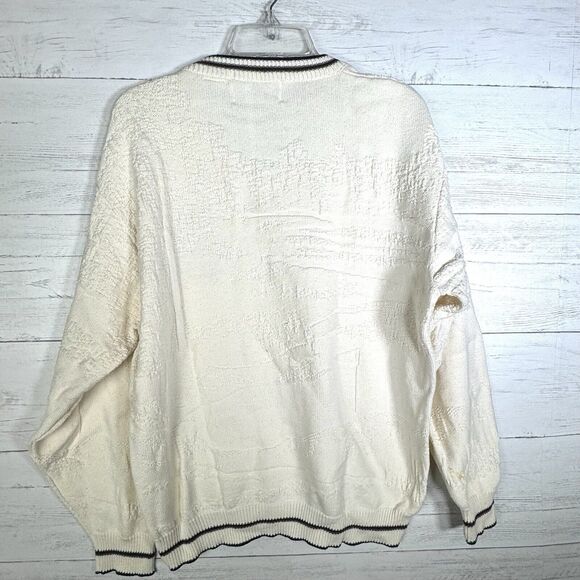 Vintage Cypress Links Golf V Neck Sweater Embroidered - Picture 5 of 5